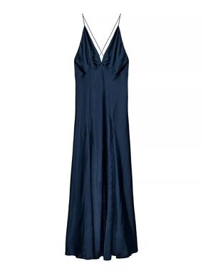 Zara Midnight Navy Maxi Dress